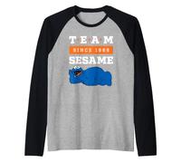 Sesame Street Team Cookie Monster Manche Raglan