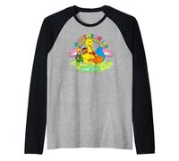 Sesame Street Team Friends Outdoor Gang Good Times Classic Manche Raglan