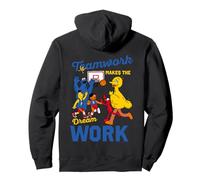 Sesame Street Teamwork Dream Work Friends Ballon de Basket Classique Sweat à Capuche