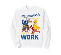 Sesame Street Teamwork Dream Work Friends Ballon de Basket Classique Sweatshirt