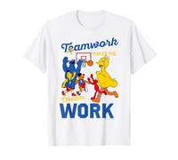 Sesame Street Teamwork Dream Work Friends Ballon de Basket Classique T-Shirt