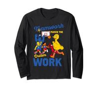 Sesame Street Teamwork Dream Work Friends Basketball Classique Manche Longue