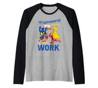 Sesame Street Teamwork Dream Work Friends Basketball Classique Manche Raglan