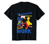 Sesame Street Teamwork Dream Work Friends Basketball Classique T-Shirt