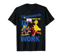 Sesame Street Teamwork Dream Work Friends Basketball Classique T-Shirt