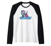 Sesame Street The Count Simple Graffiti Tag Manche Raglan