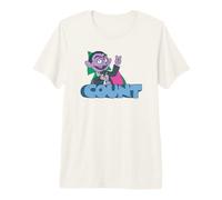 Sesame Street The Count Simple Graffiti Tag T-Shirt Haut de Gamme