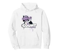 Sesame Street The Count Spray Paint Graffiti Tag Sweat à Capuche
