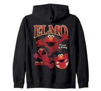 Sesame Street Tickle Me Elmo Collage Bootleg Style Sweat à Capuche