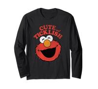 Sesame Street Tickle Me Elmo Cute and Ticklish Manche Longue