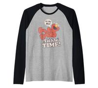 Sesame Street Tickle Me Elmo Tickle Tim Manche Raglan