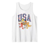 Sesame Street USA Elmo, Zoe, Bert and Ernie Soccer Team Débardeur