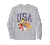 Sesame Street USA Elmo, Zoe, Bert and Ernie Soccer Team Manche Longue