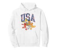 Sesame Street USA Elmo, Zoe, Bert and Ernie Soccer Team Sweat à Capuche