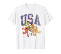 Sesame Street USA Elmo, Zoe, Bert and Ernie Soccer Team T-Shirt