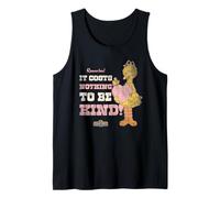 Sesame Street Vintage Big Bird, Costs Nothing to Be Kind Débardeur