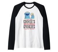 Sesame Street Vintage Cookie Monster Fresh Out of The Oven Manche Raglan