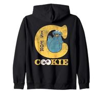 Sesame Street Vintage Heart C is for Cookie Monster Sweat à Capuche