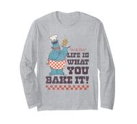 Sesame Street Vintage Heart Cookie Life is What You Bake It Manche Longue