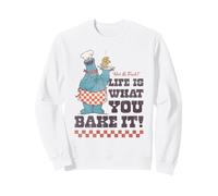 Sesame Street Vintage Heart Cookie Life is What You Bake It Sweatshirt