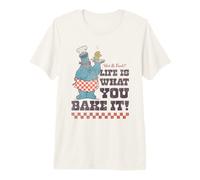 Sesame Street Vintage Heart Cookie Life is What You Bake It T-Shirt Haut de Gamme