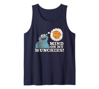 Sesame Street Vintage Heart Cookie Monster, Mind on Munchies Débardeur