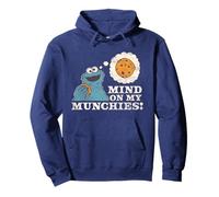Sesame Street Vintage Heart Cookie Monster, Mind on Munchies Sweat à Capuche