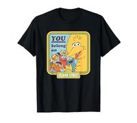 Sesame Street Vintage Heart Elmo, Cookie Monster, You Belong T-Shirt