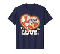 Sesame Street Vintage Heart Elmo, L is for Love T-Shirt