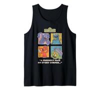 Sesame Street Vintage Heart, Friendly Face on Every Corner Débardeur