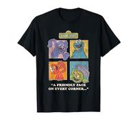 Sesame Street Vintage Heart, Friendly Face on Every Corner T-Shirt