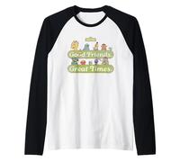 Sesame Street Vintage Heart Good Friends, Great Times Manche Raglan
