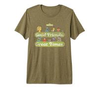 Sesame Street Vintage Heart Good Friends, Great Times T-Shirt Haut de Gamme