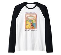 Sesame Street Vintage Heart, Kind Hearts, Kind World Manche Raglan