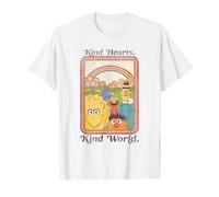 Sesame Street Vintage Heart, Kind Hearts, Kind World T-Shirt