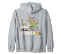 Sesame Street Vintage Heart Oscar, Let's Talk Trash Sweat à Capuche