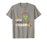 Sesame Street Vintage Heart Oscar, Let's Talk Trash T-Shirt