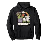 Sesame Street Vintage Oscar, Early Grouch Gets The Worm Sweat à Capuche