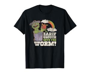Sesame Street Vintage Oscar, Early Grouch Gets The Worm T-Shirt
