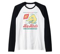 Sesame Street Vintage Sign Big Bird's Best Pancakes Manche Raglan