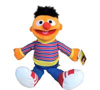 SESAMESTREET Sesame Street - 5, Rue Sésame Peluche Ernest (Orange) 28cm Assis et 40cm Debout - Qualité Super Soft