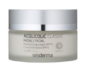 Sesderma Acglicolic Classic Facial crème hydratante rajeunissante SPF 15 50 ml