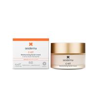 Sesderma | C-VIT Crème Hydratante Visage | Vitamine C | Peau Hydratée et Radieuse | Premiers signes de l'âge | Crème Anti-âge | Peau éclatante | Hydratant Visage | 50 ml