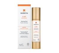 Sesderma | C VIT Radiance Luminous Fluid | Fluide visage éclatant | Amélioration de l'élasticité | Signes précoces de vieillissement | Crème pour la peau éclatante | 50 ml