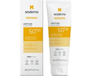 Sesderma Repaskin Photoprotecteur Visage Fluide Léger SPF50 200ml