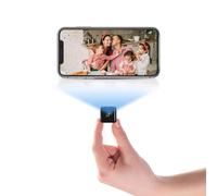 Seseno Mini Caméra Espion, Full HD 1080P Vidéo WiFi Mini Caméra de Surveillance Interieur/Extérieur sans Fil, Camera Exterieur sans Fil avec Vision Nocturne, Détection de Mouvement