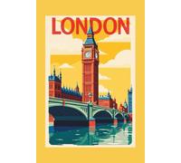 SESHAT London Travel Diary | 90 GSM A Dot Grid Journal: 120 Pages | Travel Diary | Gifting Purpose Diary