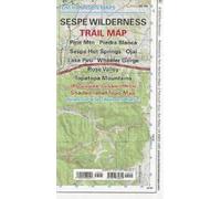 Sespe Wilderness, Californie | Tom Harrison Maps