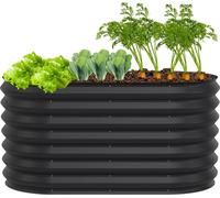 Sessamen-LP Bac à plantes surélevé en métal Kit de bacs à plantes surélevés pour parterres de plantes aromatiques Bac à légumes Bac de flanquement Bac de jardinage Bac de culture précoce pour fleurs, 