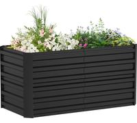 Sessamen-LP Bac à plantes surélevé en métal Kit de bacs à plantes surélevés pour parterres de plantes aromatiques Bac à légumes Bac de flanquement Bac de jardinage Bac de culture précoce pour fleurs,
